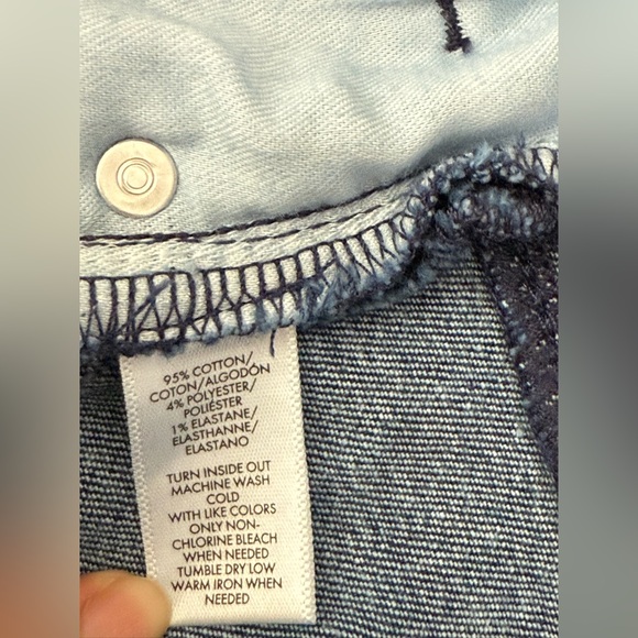 LOFT Curvy High Rise Slim Flare Jeans in Dark Wash Size 32/14 NWT - Picture 11 of 16